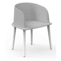 Dining Chair Cleo Alu Bianco-rosso