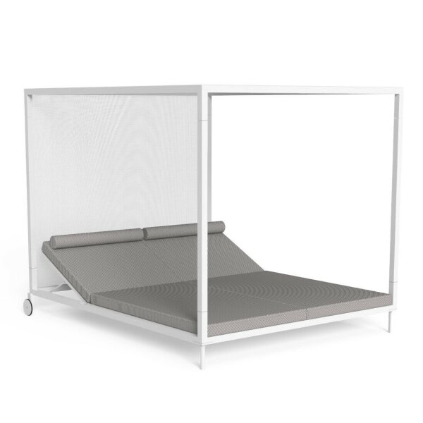 Daybed Cleo Alu without cover white-light grey