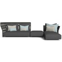 Sofa Set Cliff 3 pezzi senta coperta Beige Geometric- Fantasy