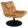 Lounge Chair Bar Velvet Golden Brown