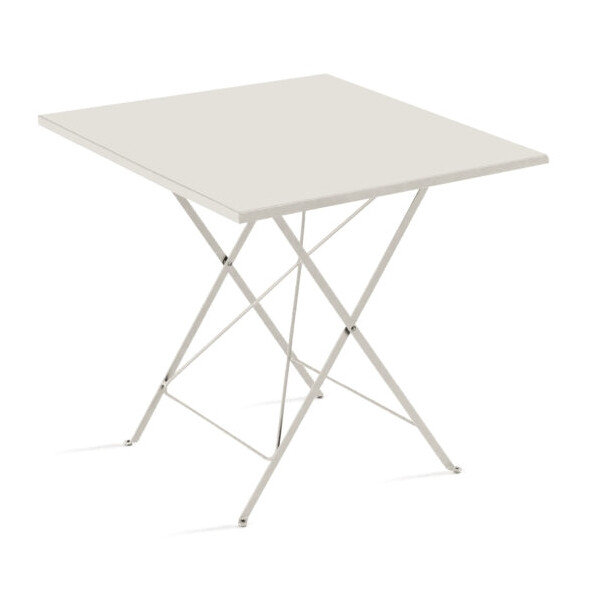 Table Step 70x70 cm Pearl White
