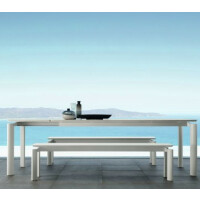 Milo Alu Table extending 160-215x95 cm
