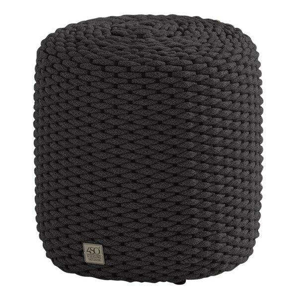 Pouf Muffin Rope round 40 Anthracite
