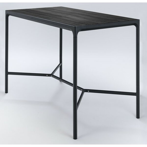 FOUR bar table in aluminum 160x90cm