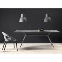 Metropolis Antracite  XL Table 100x220cm with HPL