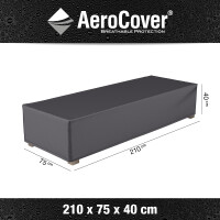 Aero-Cover Lounge Bed 210x75x40 cm