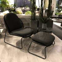 Lounge Chair + Footstool Delano