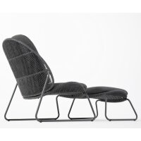 Lounge Chair + Footstool Delano
