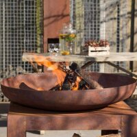 Fire bowl Red Fire Pit Selkil 80 cm
