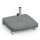 Umbrella base square 75 kg with wheels concrete dark grey