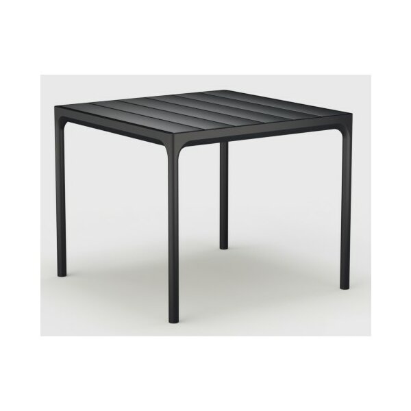Tisch Four mit Aluminium Lamellen 90x90cm