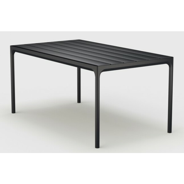 Tisch Four mit Aluminium Lamellen 160x90cm