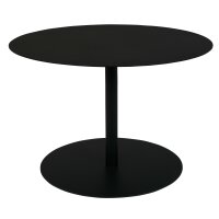 Side Table Snow Black round