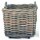 Basket (B) Thick Rattan with wheels 65x65x60 cm