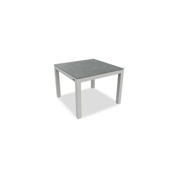 Table Haiti mit HPL Platte - Tortora 80x80x75 cm