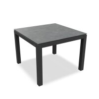 Tavolo Haiti mit HPL Platte Anthrazit  89x89x75cm