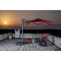 Parasol Astro Carbon Anthrazit 350x350 cm