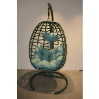 Hanging Basket Sichuan Green Frame with Green Big Rope