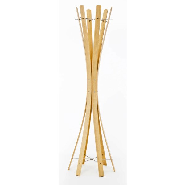 Coat Rack Mary Oak 5 Bars