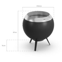 Moon 45 fire bowl with high base