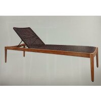 Sun Lounger Pesaro Teak-Rope