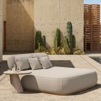 Daybed Bubbly Teak Fabric Sirtori Siesta