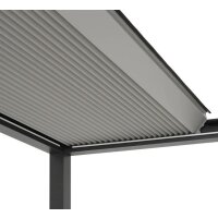 Gazebo Pergola Rosalie Elektric 3x4m Anthracit Aluminium