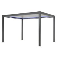 Gazebo Pergola Rosalie Elektric 3x4m Anthracit Aluminium