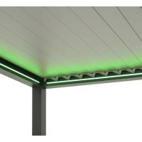 Gazebo Pergola Rosalie Elektric 3x4m Anthracit Aluminium