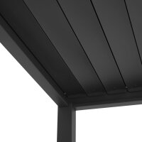 Gazebo Pergola Prima Premium 3,6x4m Anthracit Aluminium