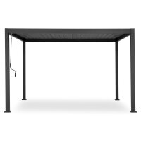 Gazebo Pergola Prima Premium 3,6x4m Anthracit Aluminium
