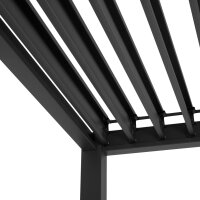 Gazebo Pergola Prima Premium 3,6x4m Anthracit Aluminium