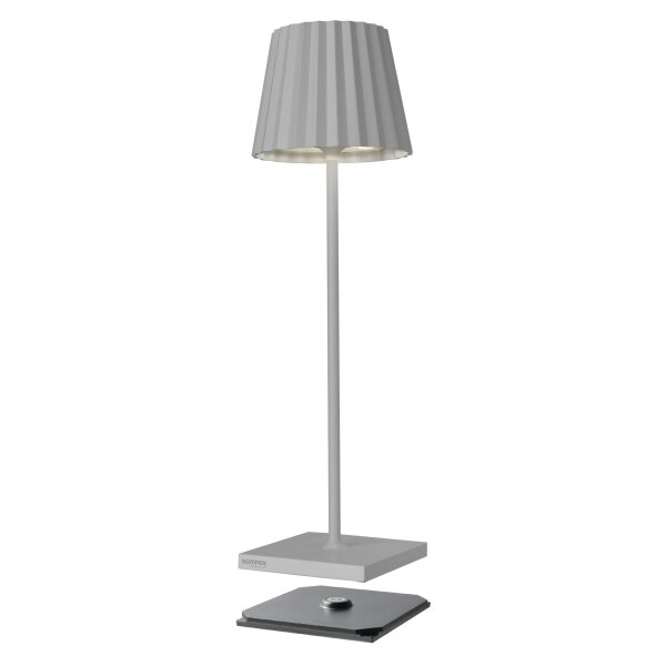 Outdoor table lamp Troll Grey