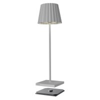 Outdoor table lamp Troll Grey