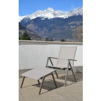 Lounge Chair Relax Como Taupe Teak