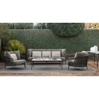 Lounge Set Erica 19 without Coffee Table incl. Deko cushion