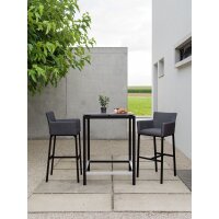 Barstool Artus Black Anthracit - Silk black