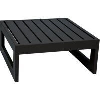 Footstool Holly Black Anthracit + Cushion