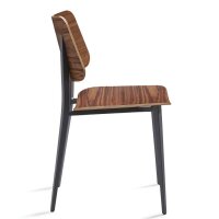 Chair Joe LI 2 flamed walnut