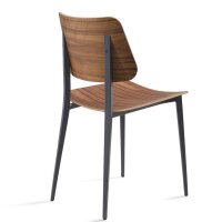 Chair Joe LI 2 flamed walnut