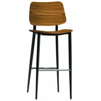 Barstool Joe 75 cm flamed walnut