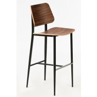 Counterstool Joe 65 cm flamed walnut