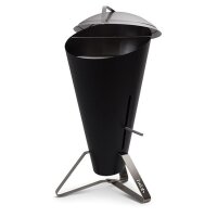 Cone charcoal grill
