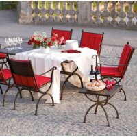 Table Romeo 160x90 cm marrone antico
