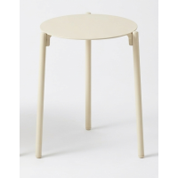 Side Table Ambience Ceramic Stone Top Ø40