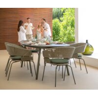 Dining Table Ceramic Phil Green Forest 210x110x77 cm