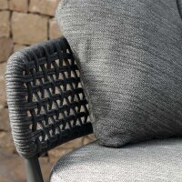 Armchair Moon Alu Dining Chair with armrests