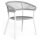 Armchair Moon Alu Dining Chair with armrests