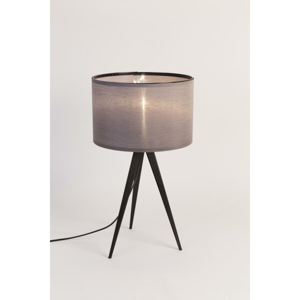 Table lamp Tripod Black-grey