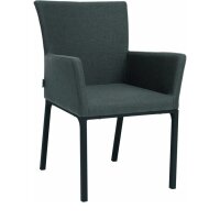 Armchair Artus Black Kristall